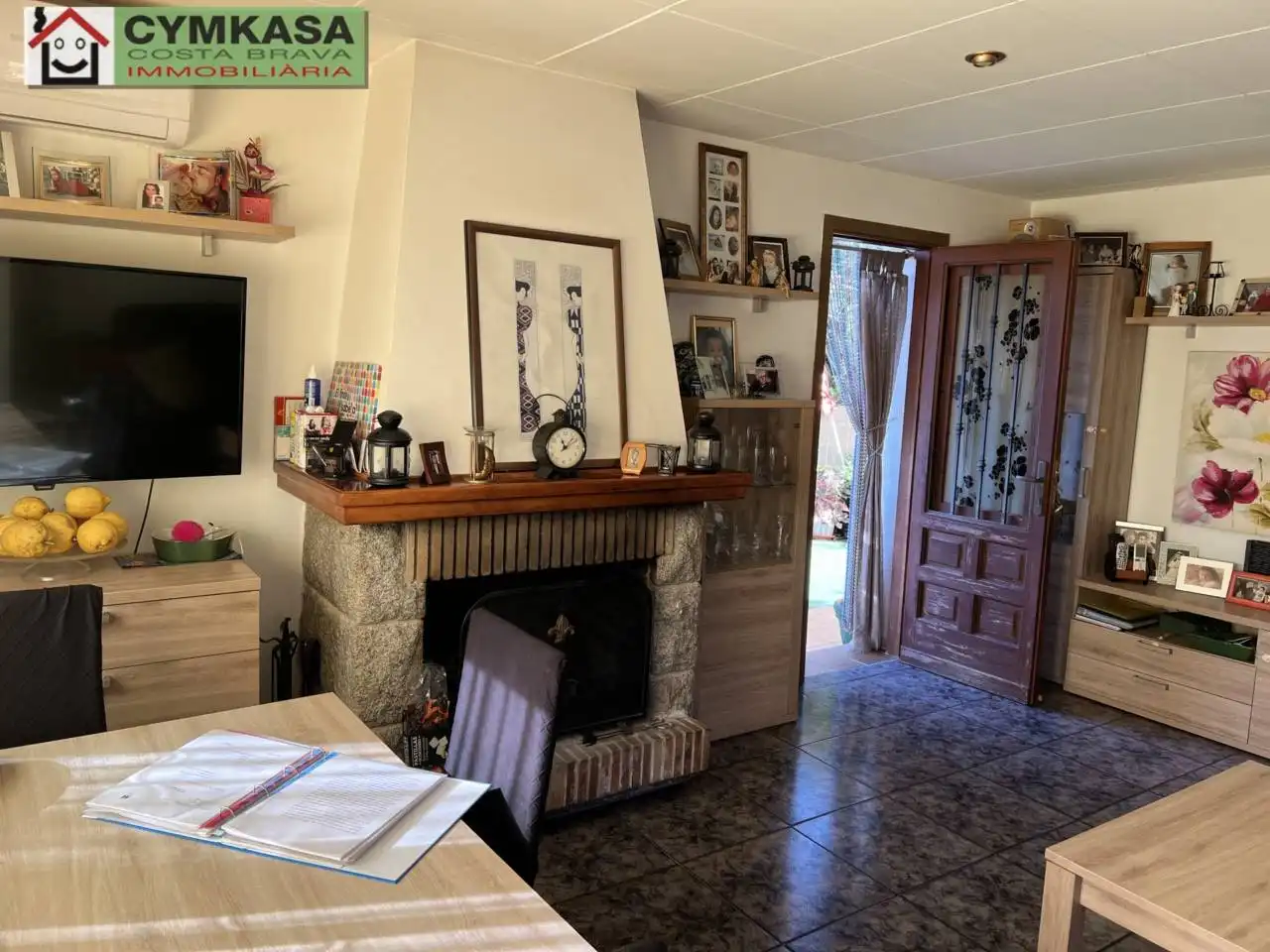 Living room of Detached homes for sale in Lloret de Mar  with Air Conditioner, Terrace and Alarm