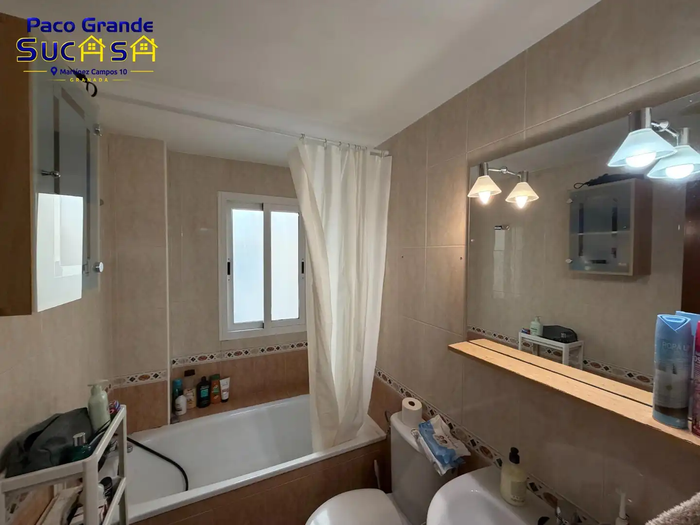 Badezimmer von Wohnung zur Miete in Maracena mit Klimaanlage, Heizung und Möbliert
