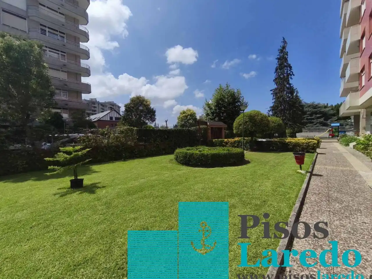 Garden of Flat for sale in Laredo  with Heating, Terrace and Balcony