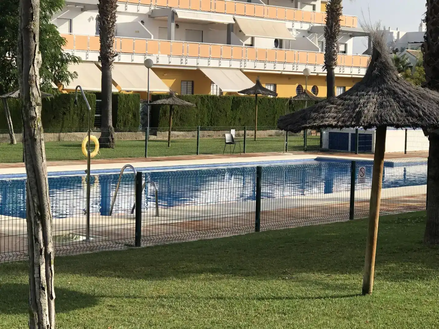 Swimming pool of Flat for rent in Las Tres Piedras - Costa Ballena