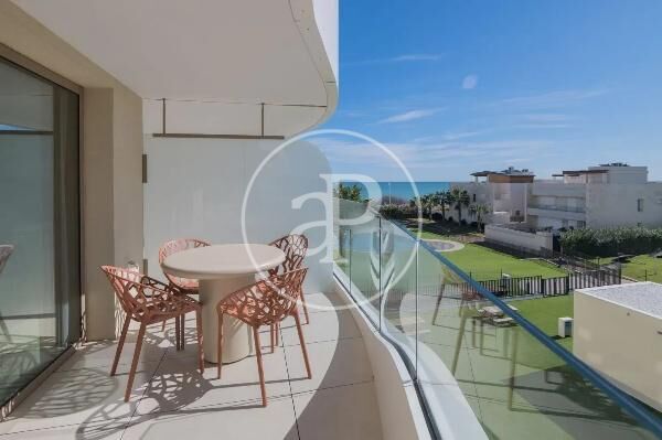 Terraza de Piso de alquiler en El Puig de Santa Maria con Aire acondicionado, Calefacción y Jardín privado