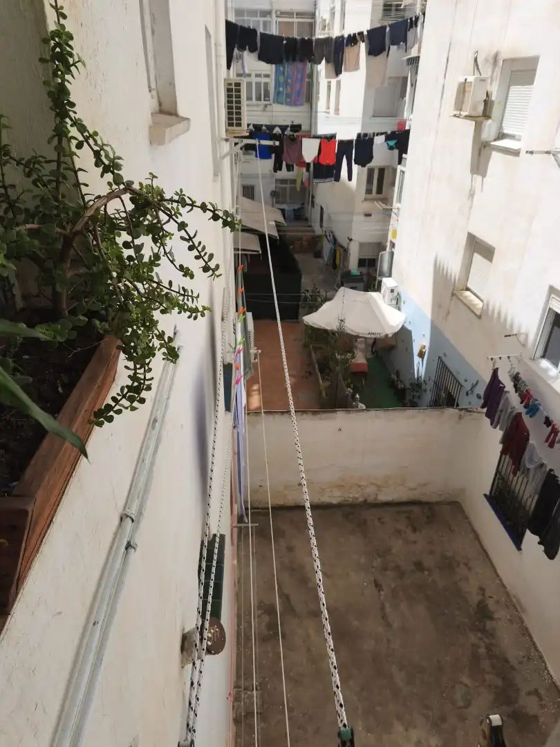 Balcony of Flat for sale in Málaga  with Oven, Washing machine and Microwave