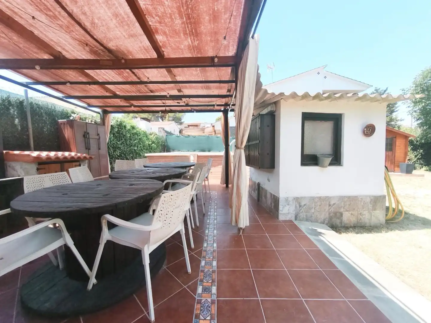 Terraza de Finca rústica en venta en Masquefa con Calefacción y Parquet