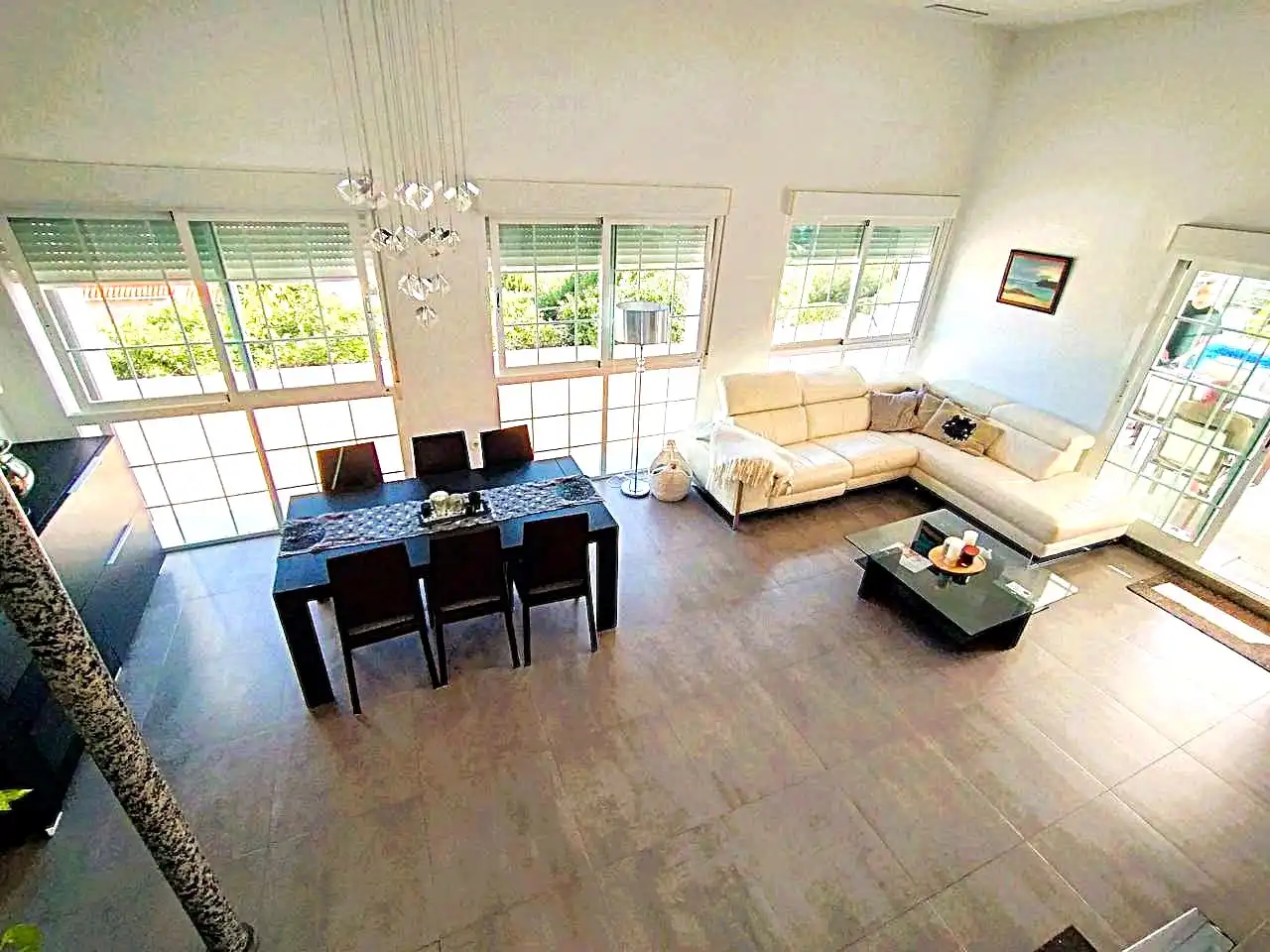 Sala de estar de Casa o chalet en venta en Oliva con Aire acondicionado, Jardín privado y Terraza