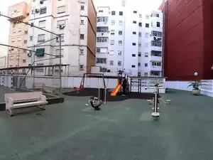 Terrassa de Pis de lloguer en Valencia amb Aire condicionat, Jardí privat i Terrassa