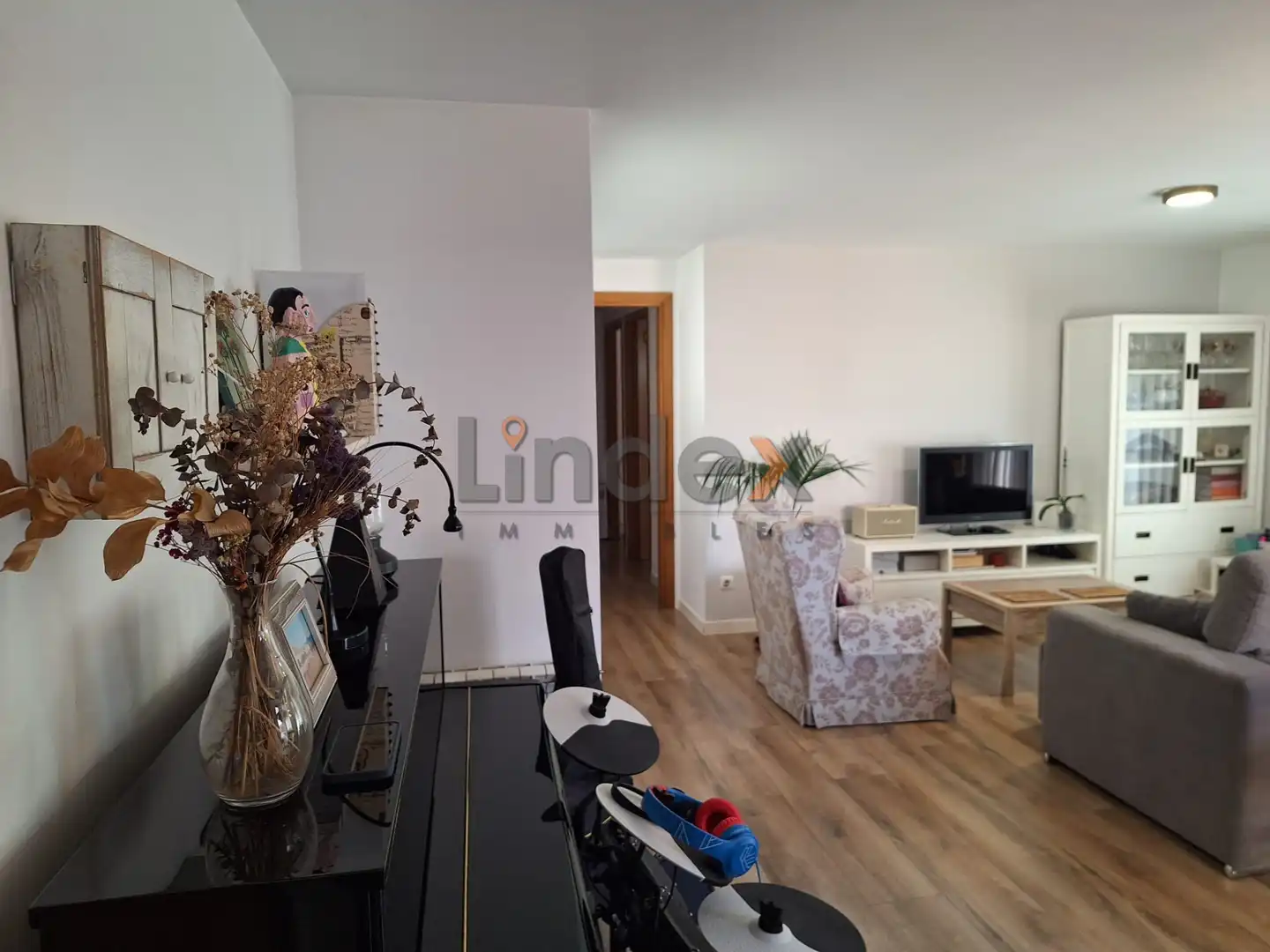 Sala de estar de Piso en venta en Arenys de Mar con Aire acondicionado, Calefacción y Parquet