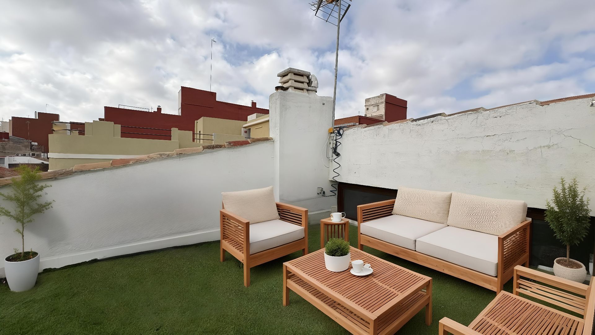 Terrassa de Àtic de lloguer en  Valencia Capital amb Aire condicionat, Calefacció i Terrassa