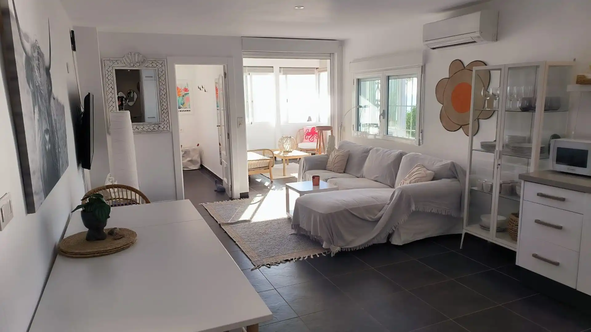 Wohnzimmer von Wohnungen zum Verkauf in Altea mit Klimaanlage, Heizung und Terrasse