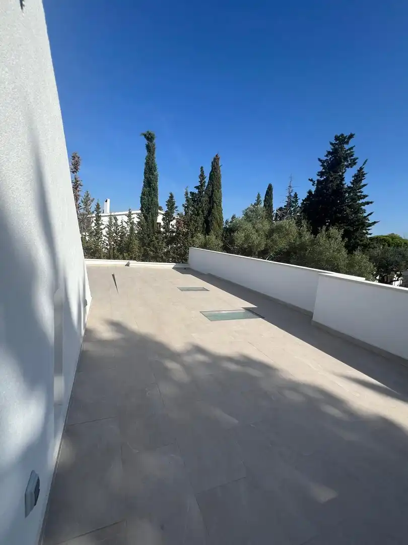 Terraza de Casa adosada en venta en Sant Pere de Ribes con Aire acondicionado, Calefacción y Jardín privado