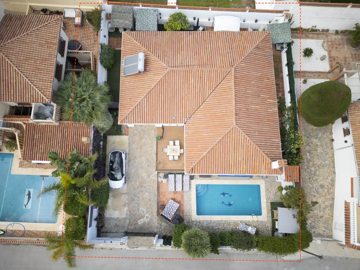 Exterior view of Houses for sale in Manilva  with Air Conditioner, Private garden and Terrace