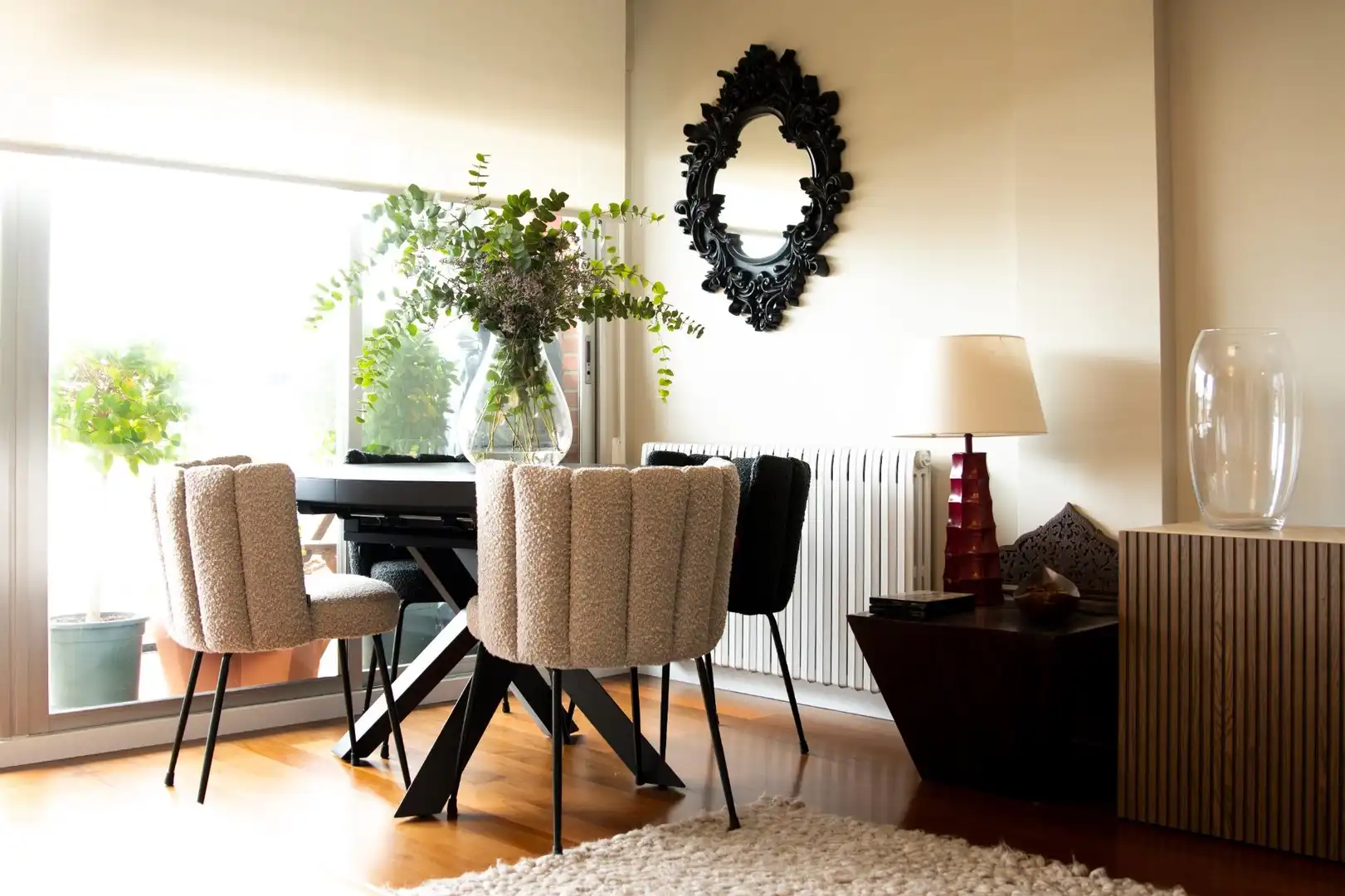 Dining room of Duplexes for sale in Zaragoza  with Heating, Furnished and Balcony
