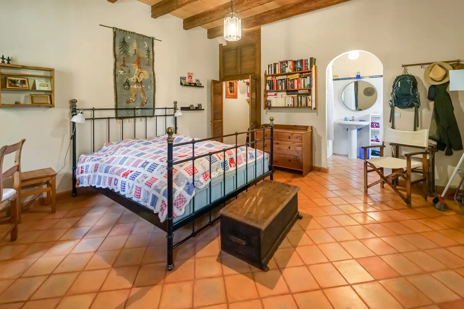 Schlafzimmer von Country house zum Verkauf in Campos mit Klimaanlage, Heizung und Abstellraum