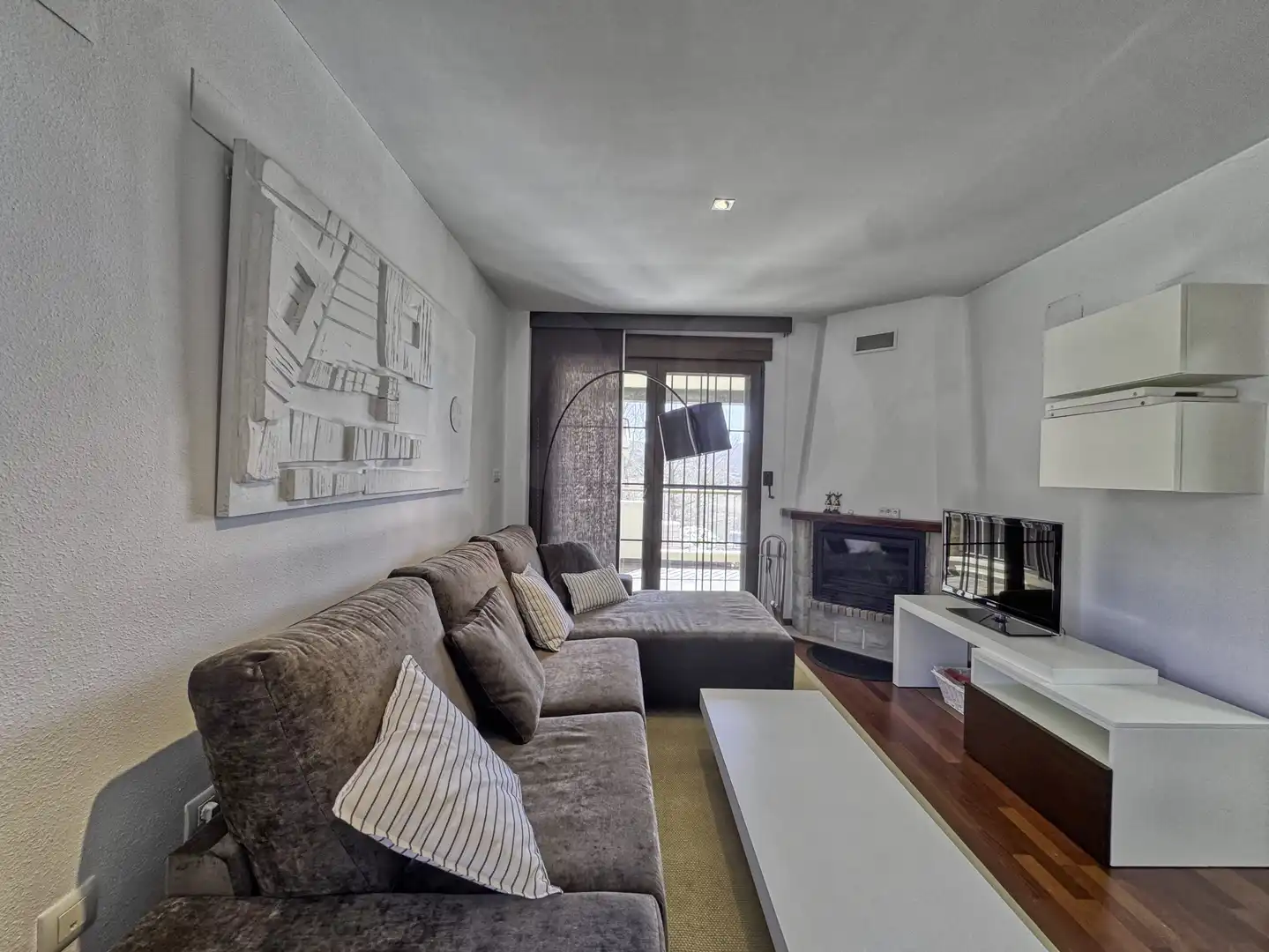 Wohnzimmer von Maisonette zum Verkauf in Alcalá de la Selva mit Heizung und Terrasse