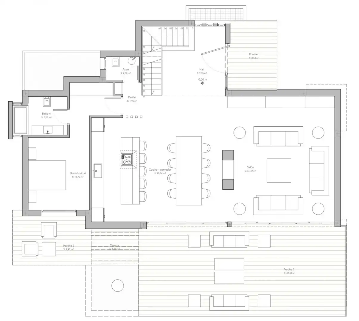 Villa mit Pool zum Verkauf in Milla de Oro, imagen 20