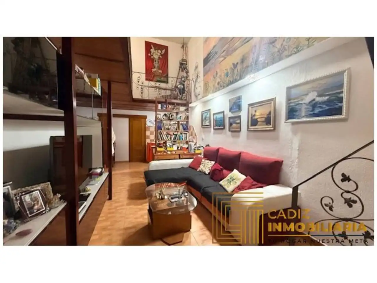 Sala de estar de Dúplex en venta en Cádiz con Aire acondicionado y Trastero