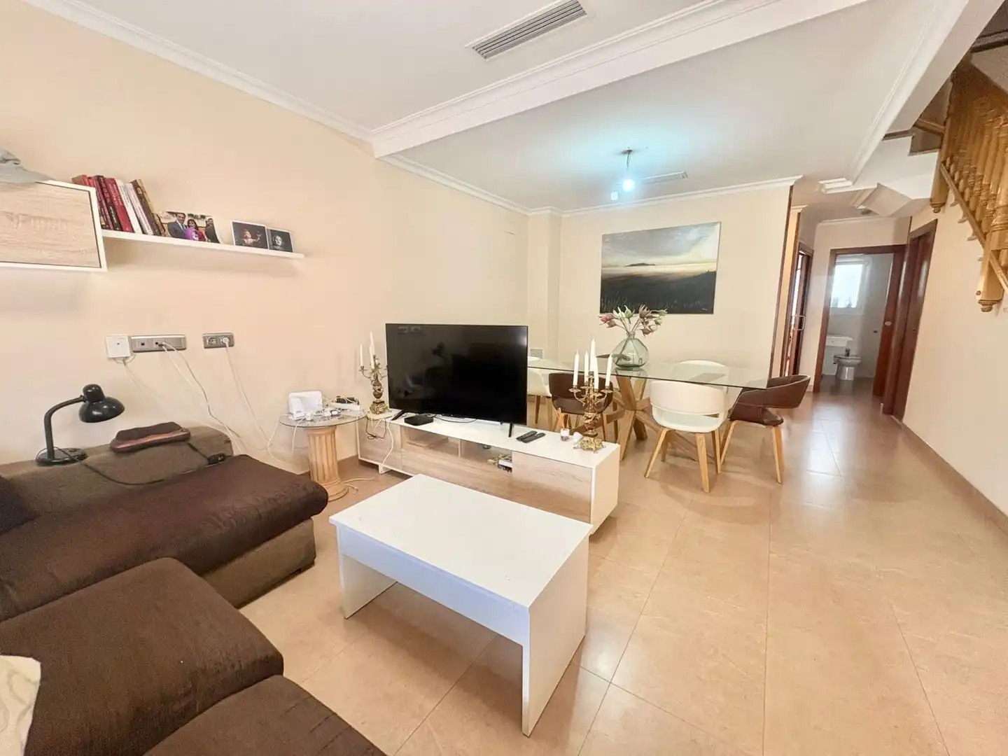 Living room of Houses for sale in Sueca  with Air Conditioner, Heating and Parquet flooring