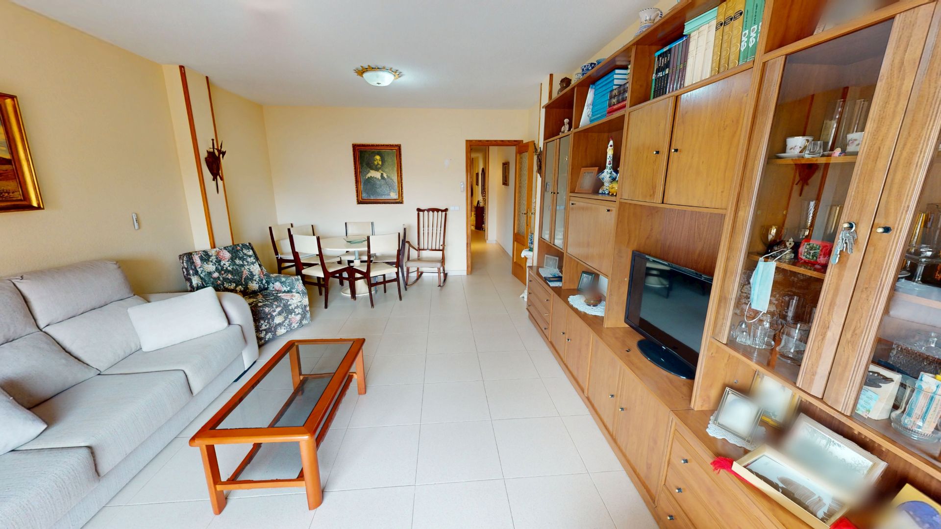 Living room of Flat for sale in Sant Joan d'Alacant  with Air Conditioner, Heating and Furnished