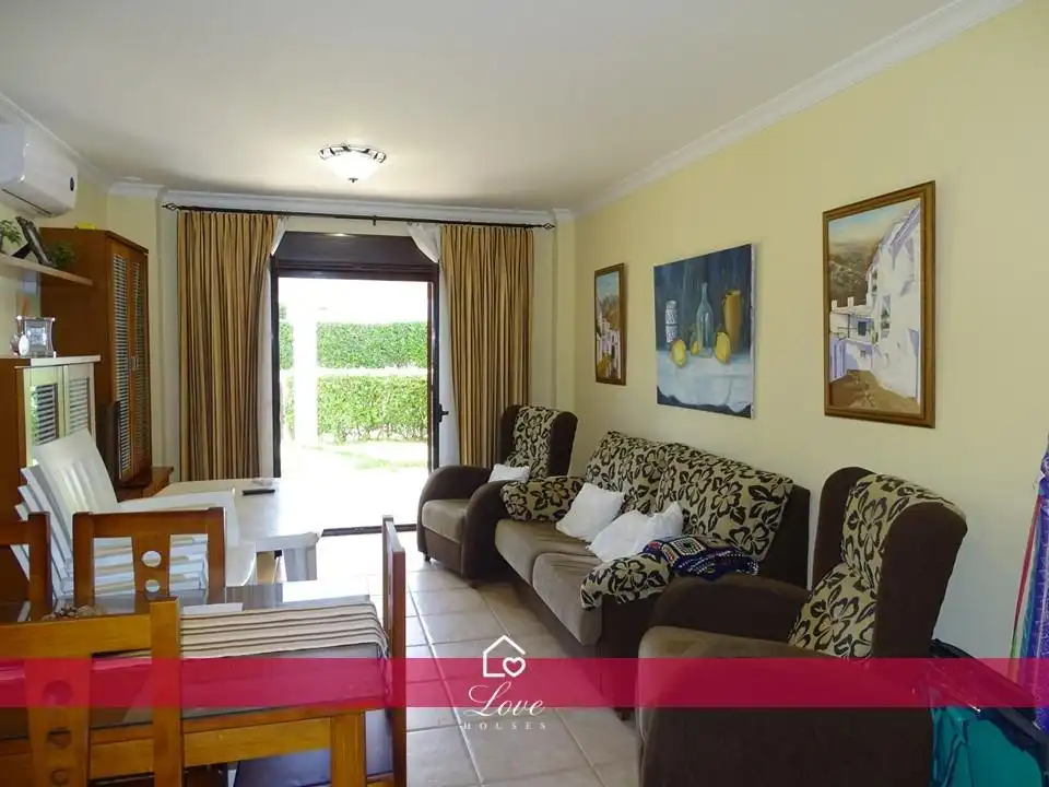 Living room of Apartments for sale in Chiclana de la Frontera  with Air Conditioner, Private garden and Community pool