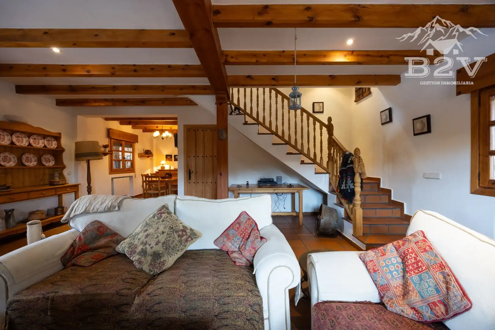 Sala de estar de Casa o chalet en venta en Garganta de los Montes con Aire acondicionado, Calefacción y Jardín privado