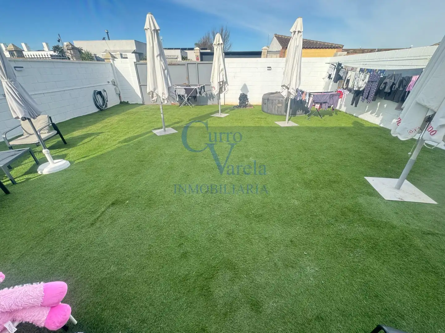 Jardín de Finca rústica en venta en Dos Hermanas con Aire acondicionado, Calefacción y Jardín privado