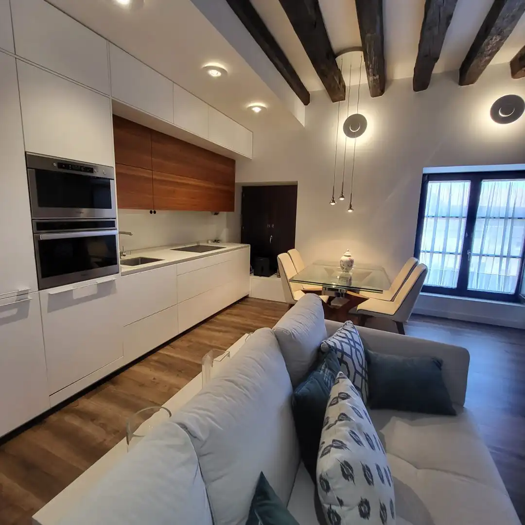 Cuina de Apartament de lloguer en Ávila amb Traster i Moblat
