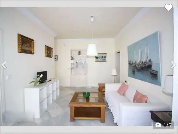 Living room of Flat for rent in Málaga  with Furnished