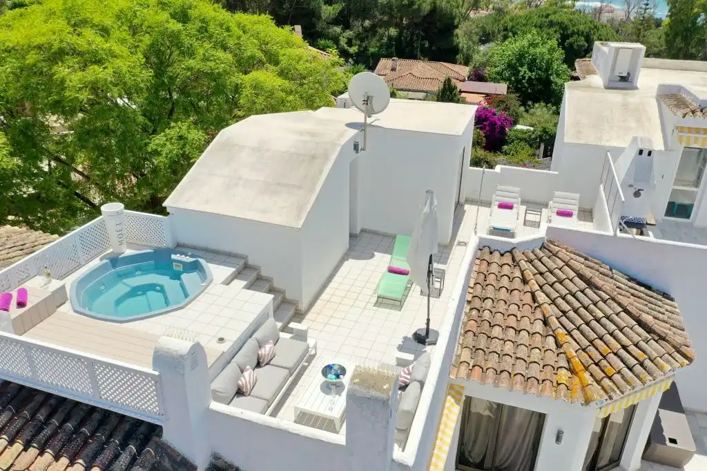 Terraza de Ático en venta en Marbella con Aire acondicionado, Calefacción y Terraza