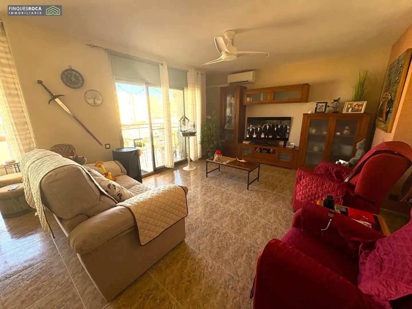 Sala d'estar de Àtic en venda en La Ràpita amb Aire condicionat, Terrassa i Traster