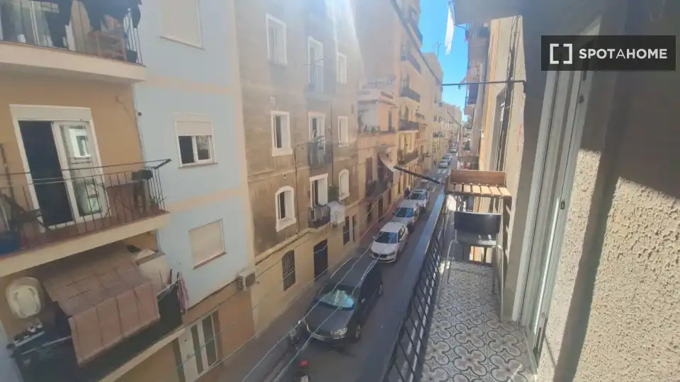 Vista exterior de Pis de lloguer en Barcelona amb Aire condicionat, Calefacció i Moblat
