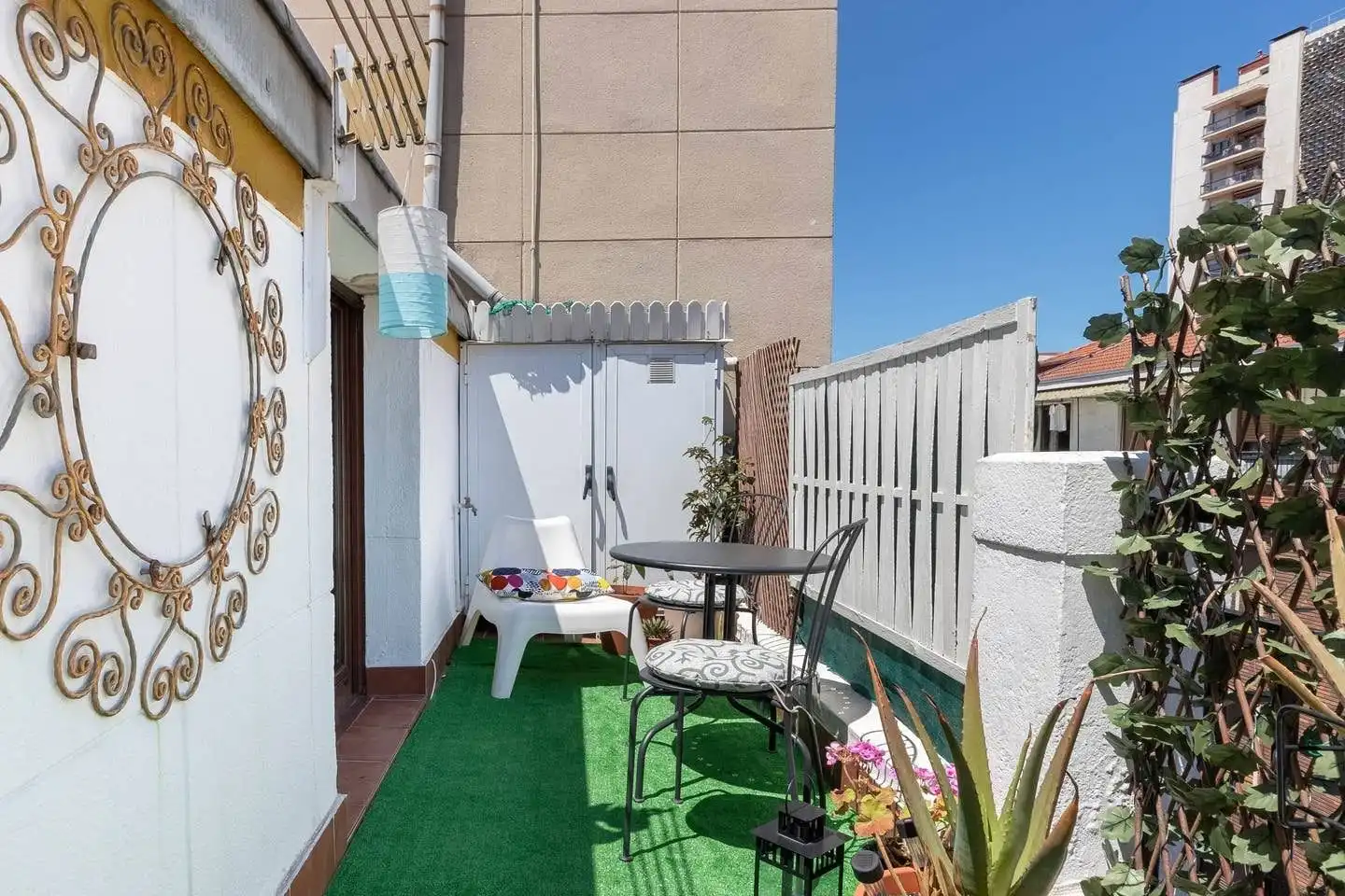 Balcony of Flat for sale in Bilbao   with Heating, Terrace and Furnished