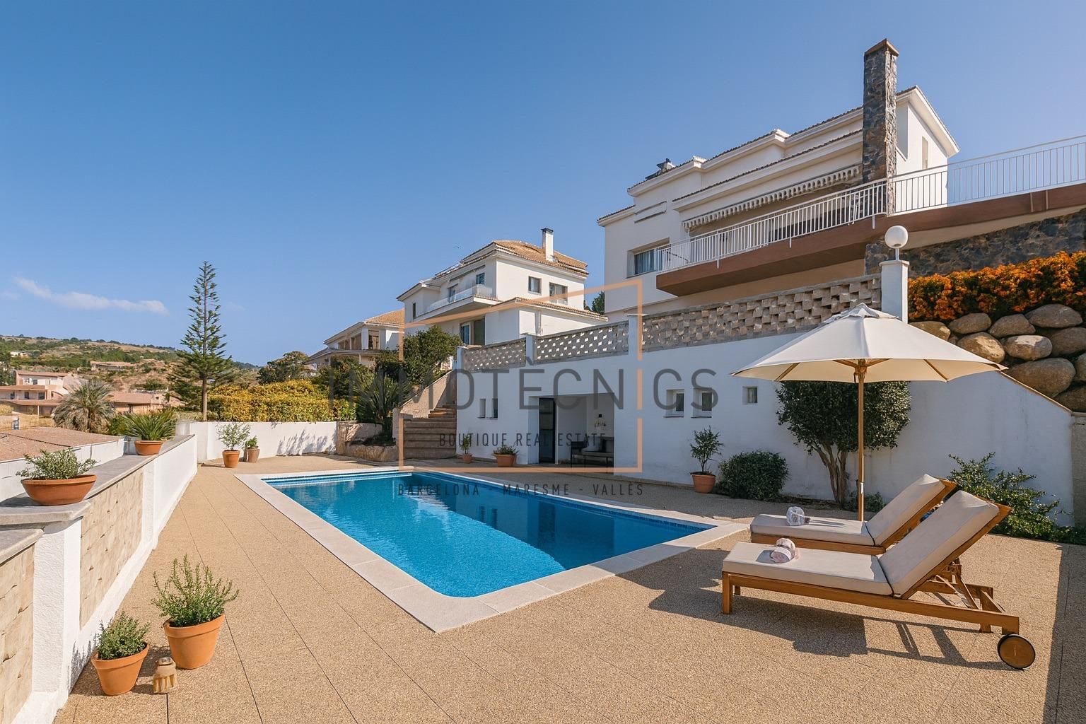 Exterior view of House or chalet for sale in Canet de Mar  with Air Conditioner, Heating and Private garden
