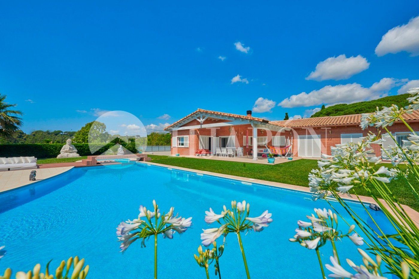 Jardí de Casa o xalet en venda en Sant Andreu de Llavaneres amb Aire condicionat, Jardí privat i Terrassa