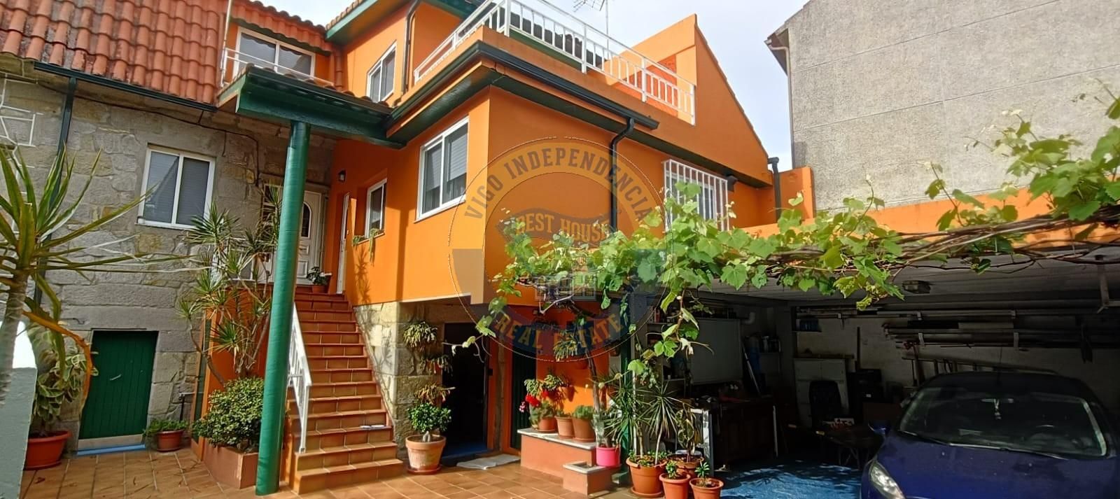 Exterior view of House or chalet for sale in Vigo   with Heating, Private garden and Terrace
