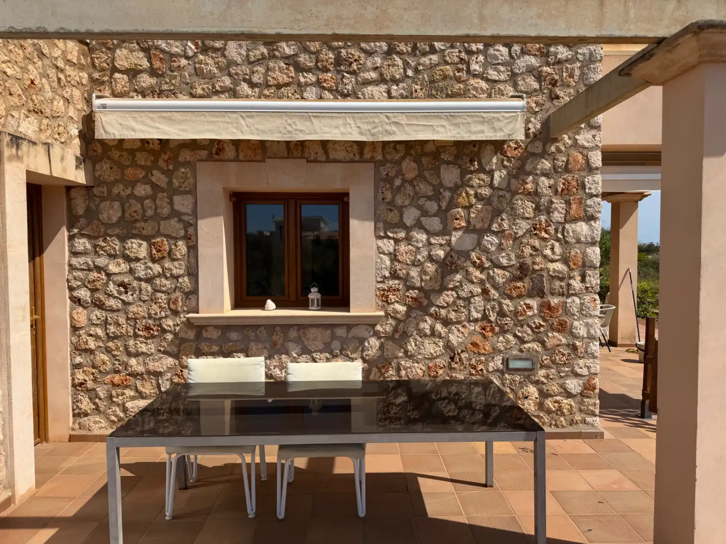 Terraza de Finca rústica de alquiler en Manacor con Aire acondicionado, Calefacción y Jardín privado