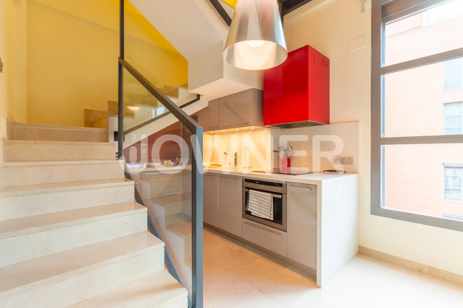 Kitchen of Attic for rent in Madrid  with Air Conditioner, Heating and Terrace