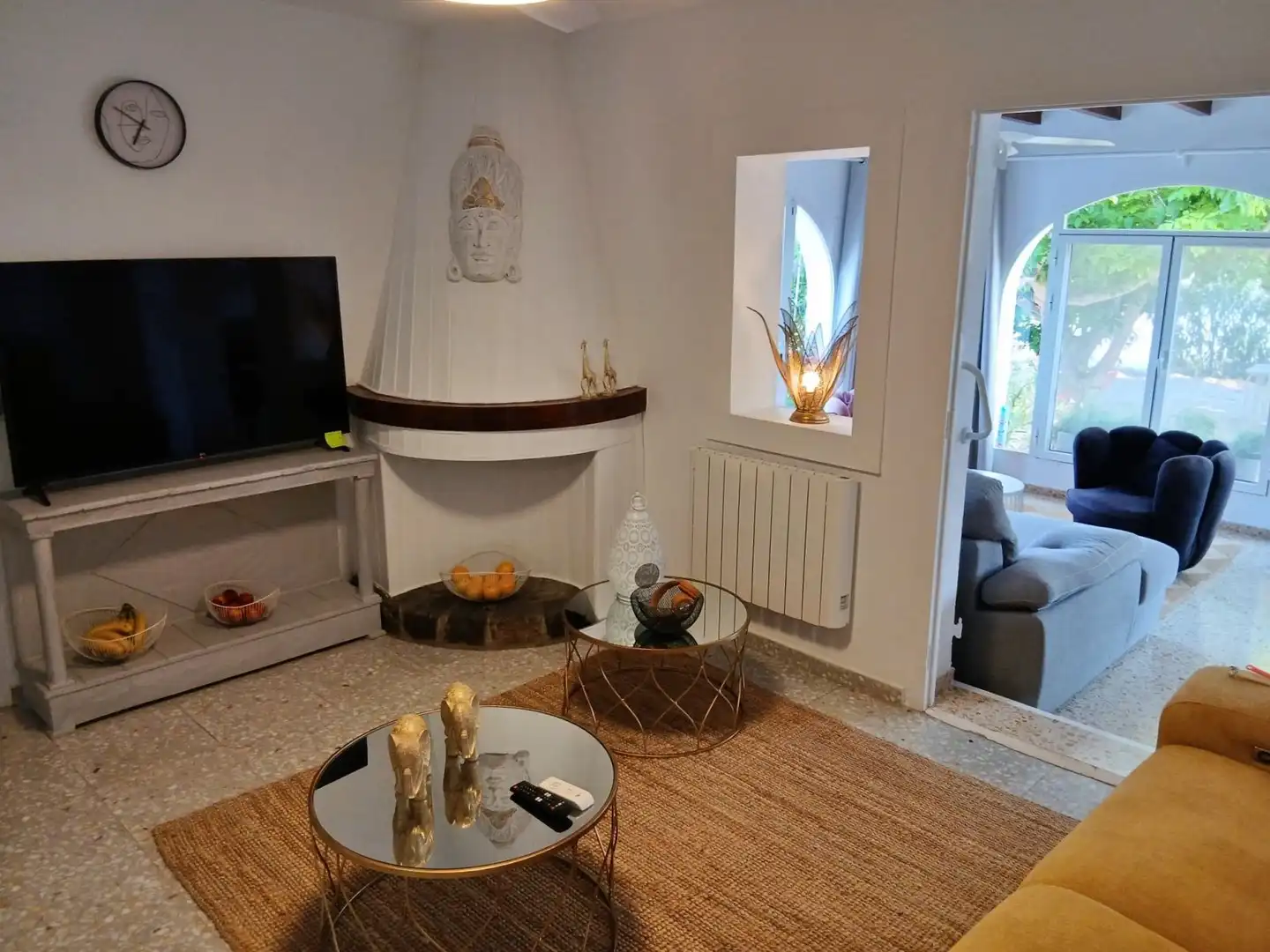 Sala de estar de Casa o chalet de alquiler en Teulada con Aire acondicionado, Terraza y Trastero