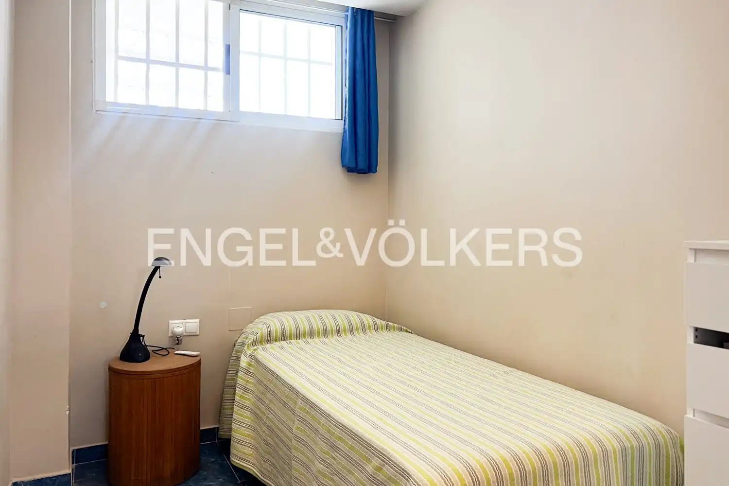 Schlafzimmer von Wohnung zur Miete in La Pobla de Farnals mit Heizung, Privatgarten und Schwimmbad