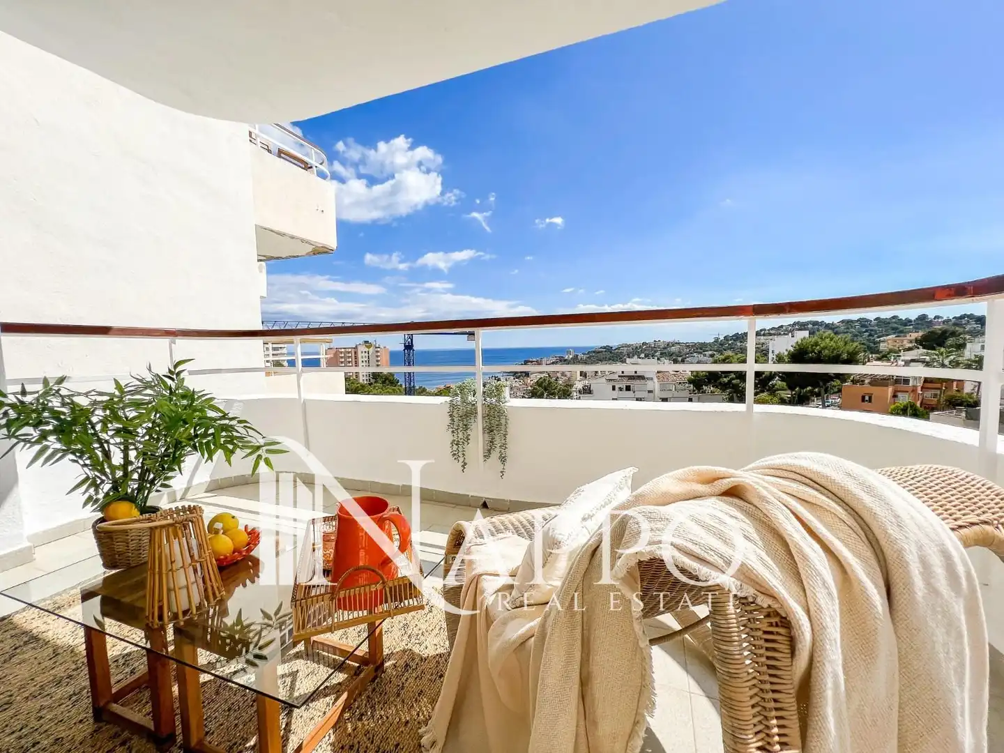 Terrasse von Wohnung zur Miete in  Palma de Mallorca mit Klimaanlage, Heizung und Terrasse