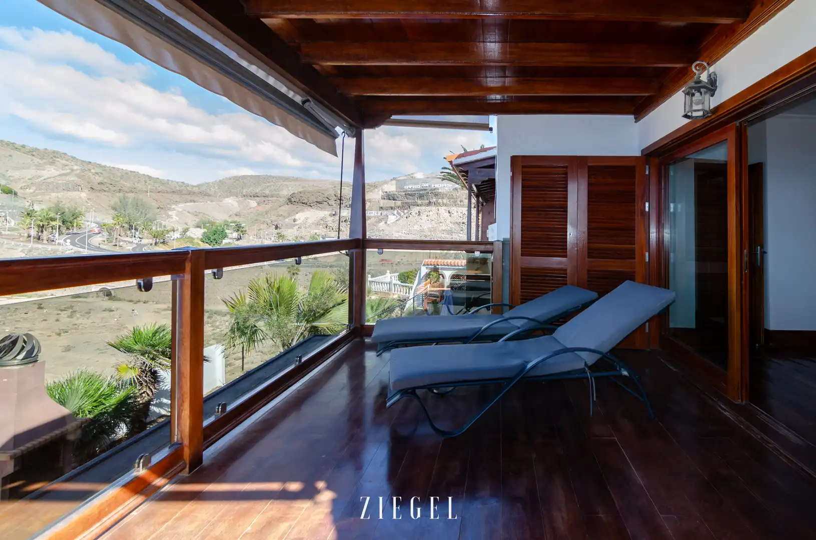 Terrace of Houses for rent in Mogán  with Terrace, Swimming Pool and Furnished