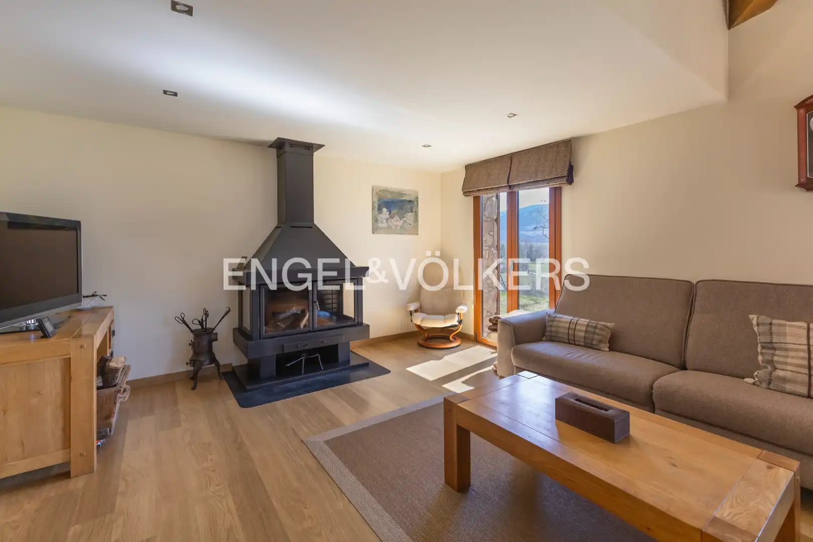 Sala de estar de Casa o chalet en venta en Estavar con Calefacción, Jardín privado y Parquet