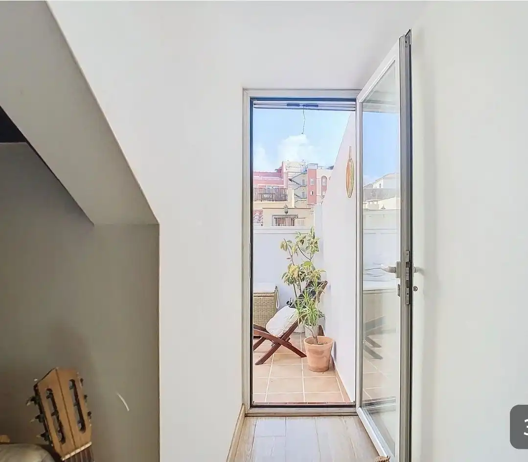 Terrassa de Dúplex de lloguer en Málaga amb Terrassa, Moblat i Balcó