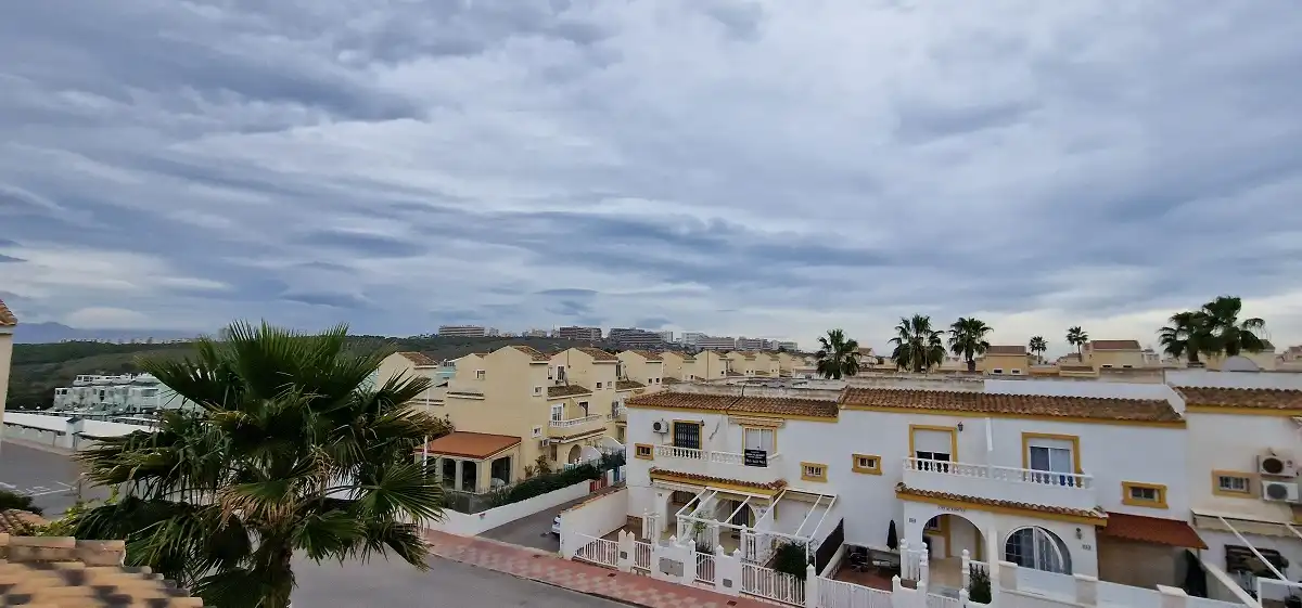 Exterior view of Houses for sale in Santa Pola  with Air Conditioner, Terrace and Furnished