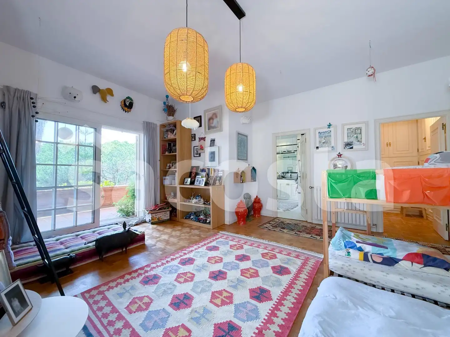 Dormitori de Casa o xalet en venda en Lloret de Mar amb Calefacció, Jardí privat i Parquet