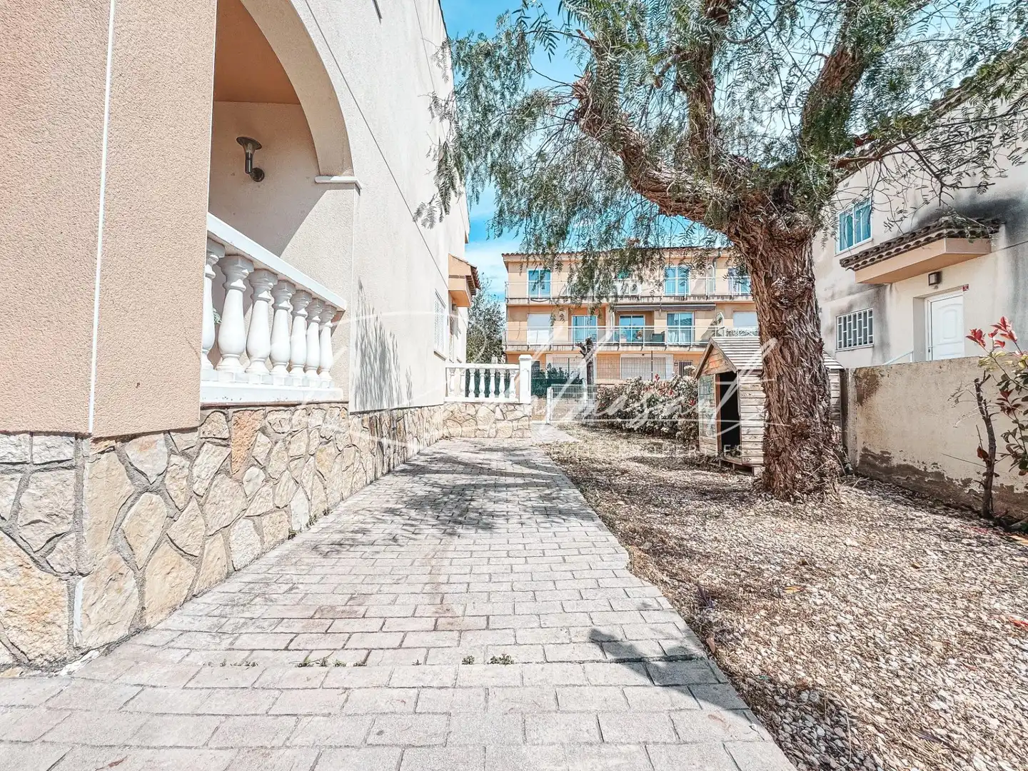 Exterior view of Detached homes for sale in Mont-roig del Camp  with Air Conditioner, Heating and Private garden