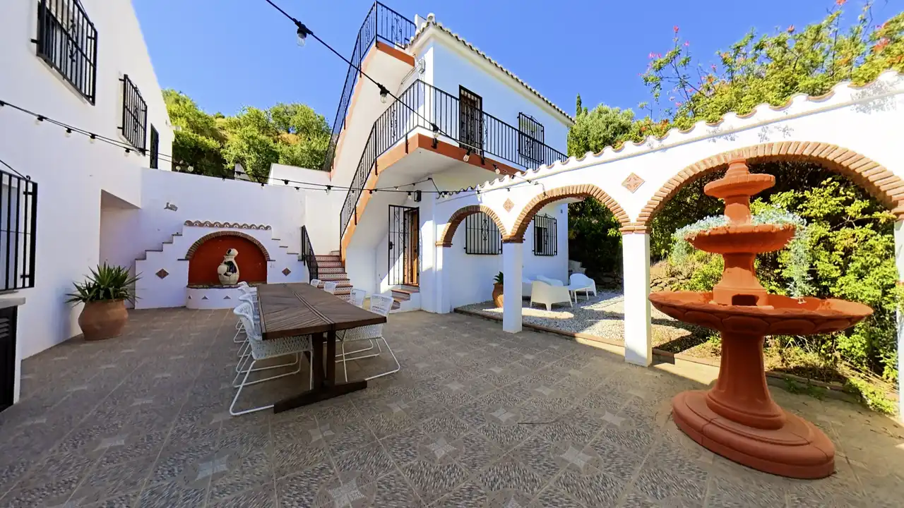 Terrassa de Casa o xalet en venda en Viñuela amb Aire condicionat, Terrassa i Piscina