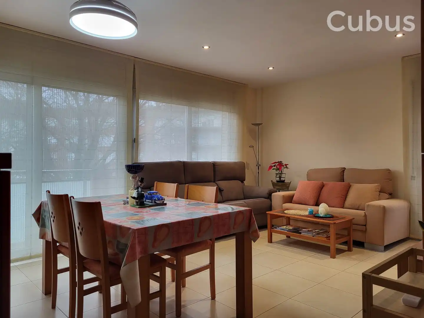 Living room of Flat for sale in Olot  with Air Conditioner, Heating and Balcony