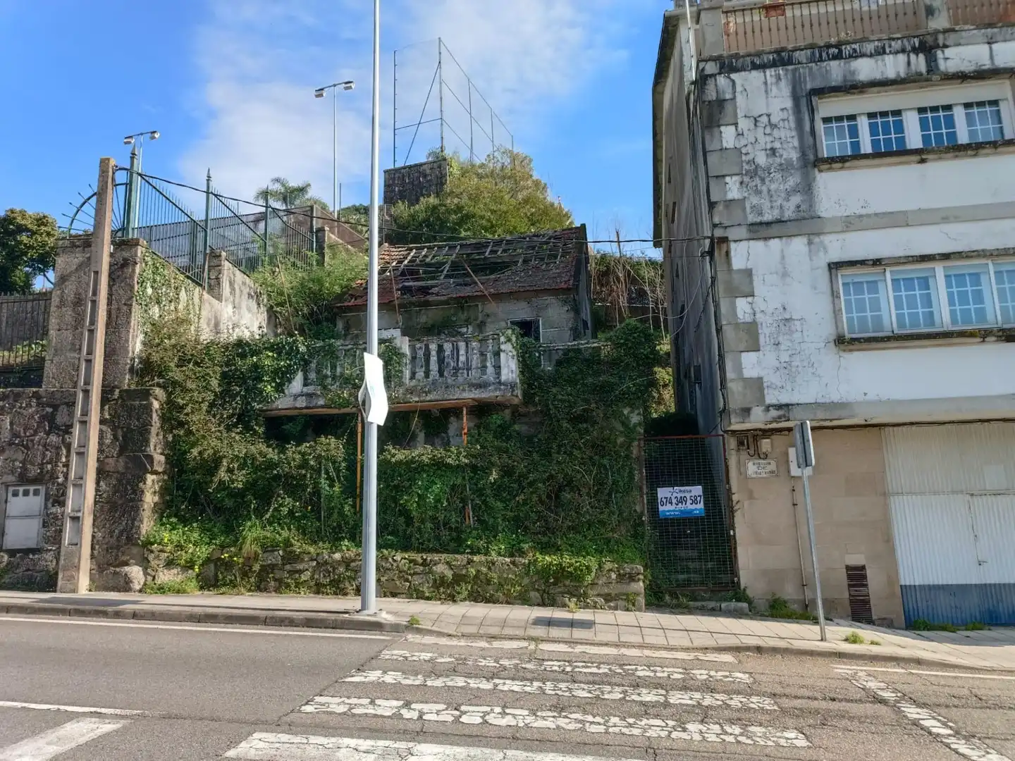 Vista exterior de Residencial en venta en Poio