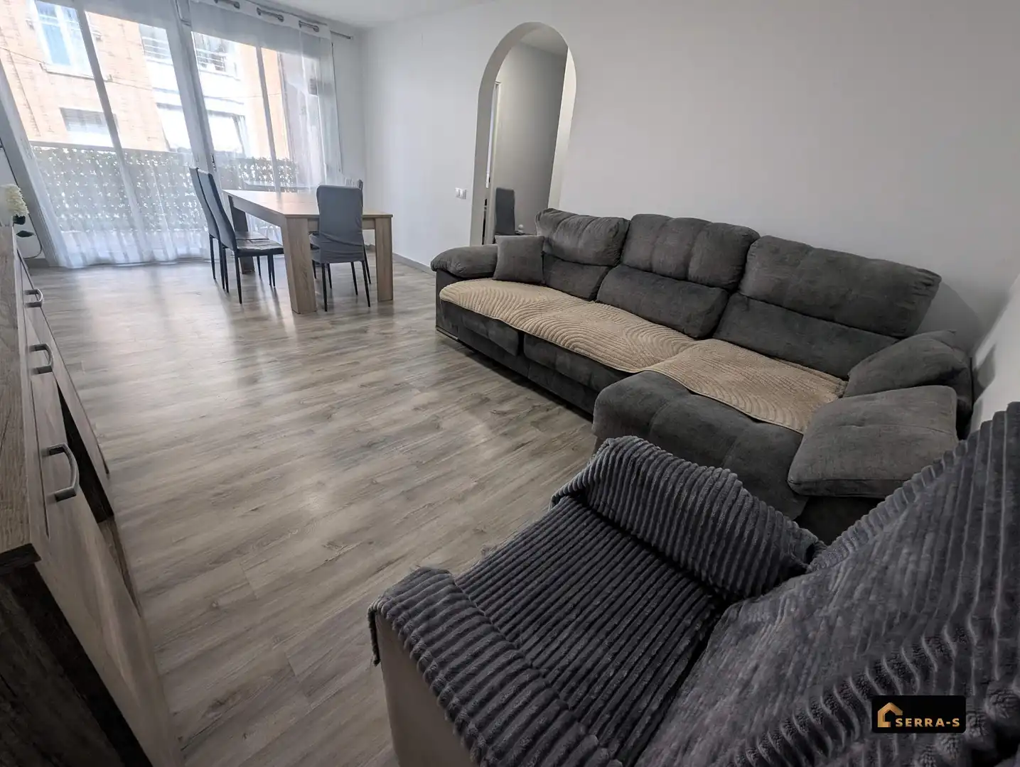 Living room of Flat for sale in Blanes  with Air Conditioner and Balcony