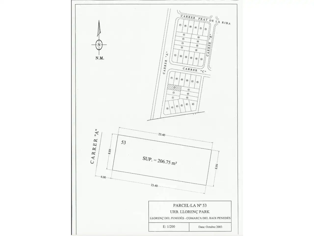 Residencial en venta en Llorenç del Penedès
