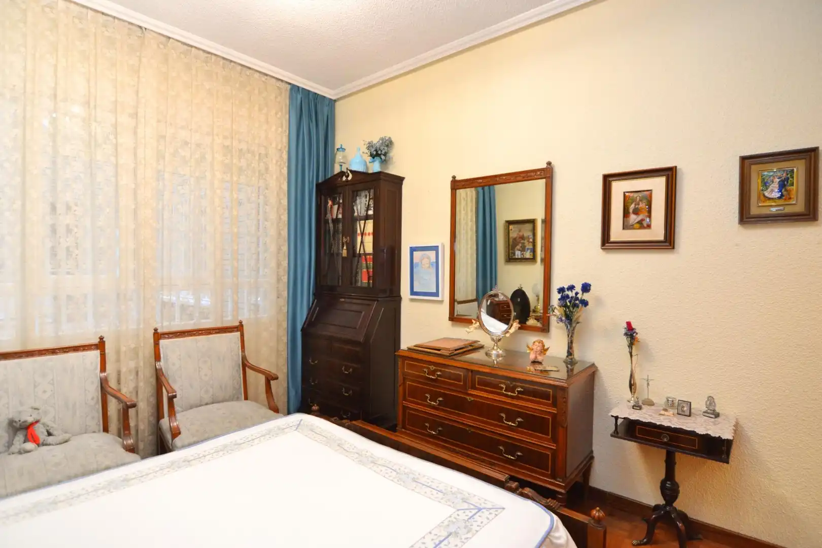 Schlafzimmer von Wohnung zum Verkauf in Madrid mit Heizung und Parkett
